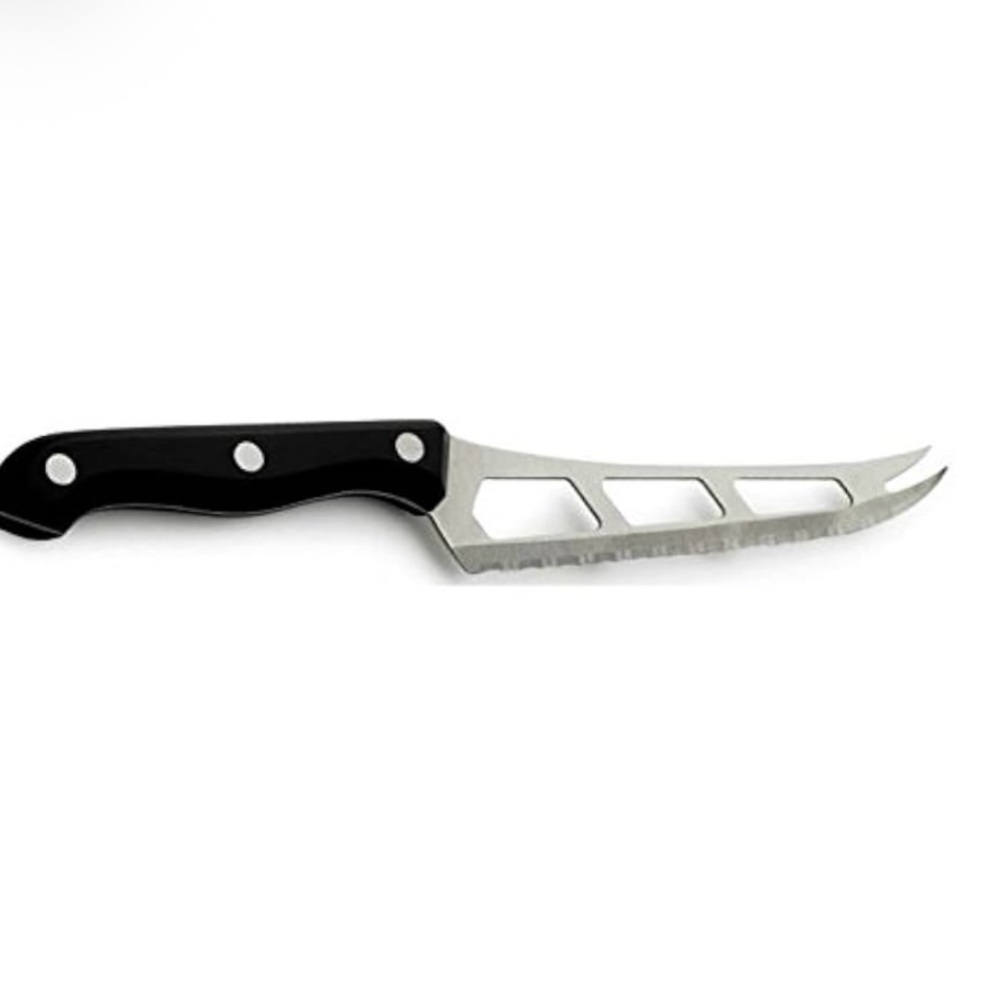 Black and Silver Cobra Cheese Knife